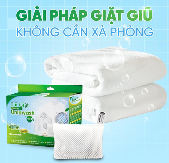 Giải pháp giặt giũ không cần xả phòng